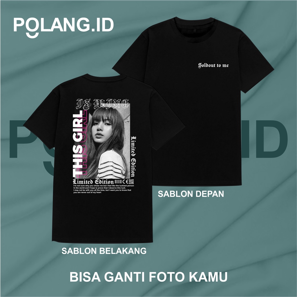 Custom Kaos Foto Pacar / Kaos Custom Aesthetic / Kaos Sablon Custom / Kaos Custom Foto Sendiri / Sab