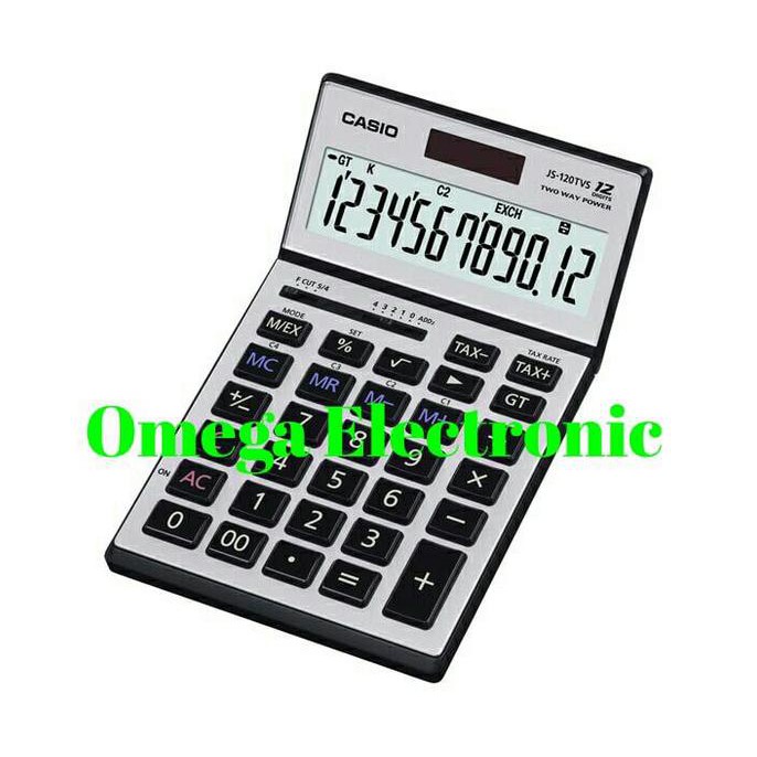 

Casio Heavy Duty Calculator Js-120Tvs - Kalkulator Kantor Office Js