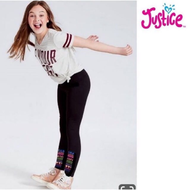 Justice legging motif