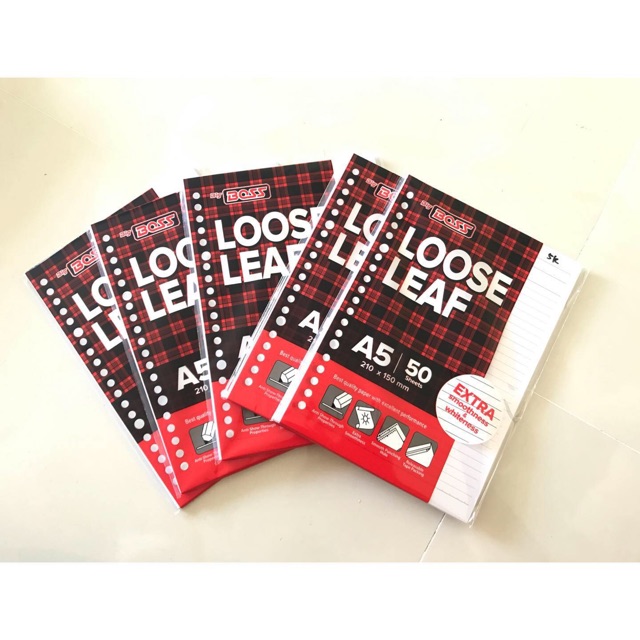 

LOOSE LEAF kertas binder A5