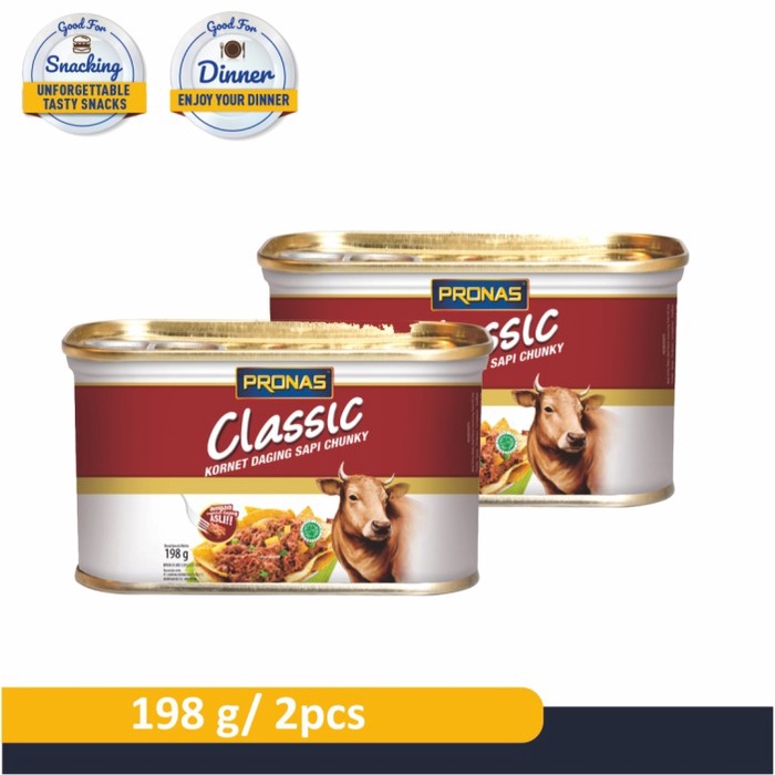 

Gg0Hh Pronas Kornet Sapi Dengan Daging Suwir 198 G (Chunky) Bundling 2 Pcs Ds0kk