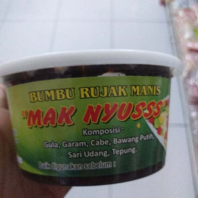 

Bumbu rujak manis mak nyusss