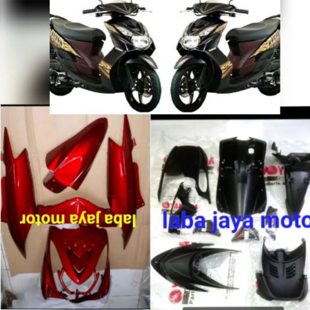 Full set body Mio soul lama kasar dan halus karbu OLD baru