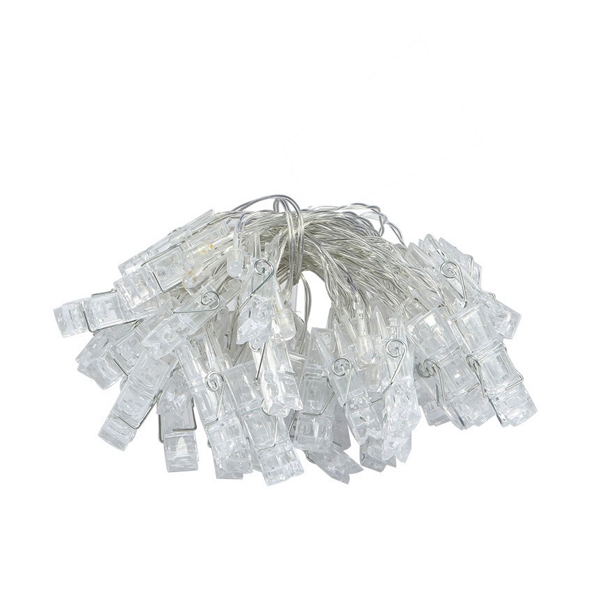 Murmerofficial Lampu Tumblr Dekorasi/3.9m LED Photo String Lights 10 Photo Clips in stock E014