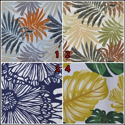 KAIN KANVAS MOTIF DAUN TROPIS 1