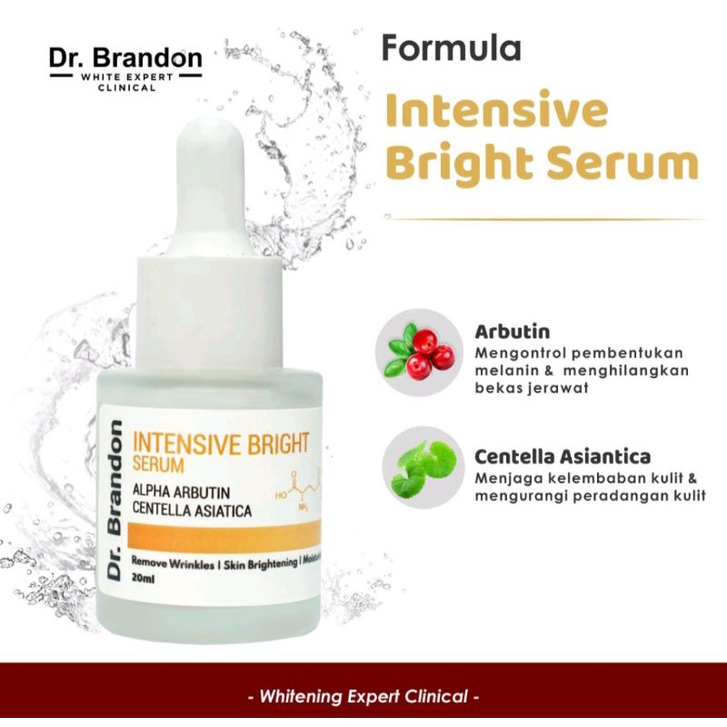 Dr.brandon Intensive Bright Alpha Arbutin+Cantella Asiatica Serum 20ml