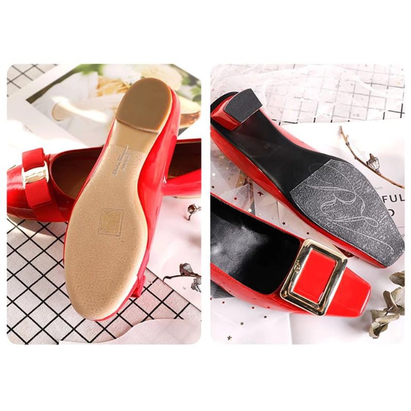 SEPASANG HARD GLAZE SOL PROTEKTOR PELINDUNG ALAS SEPATU ANTI SLIP SEPATU WANITA ANTI LICIN SEPATU AS04