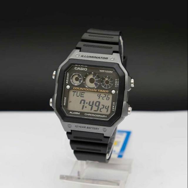 Casio illuminator original baterai 10 tahun