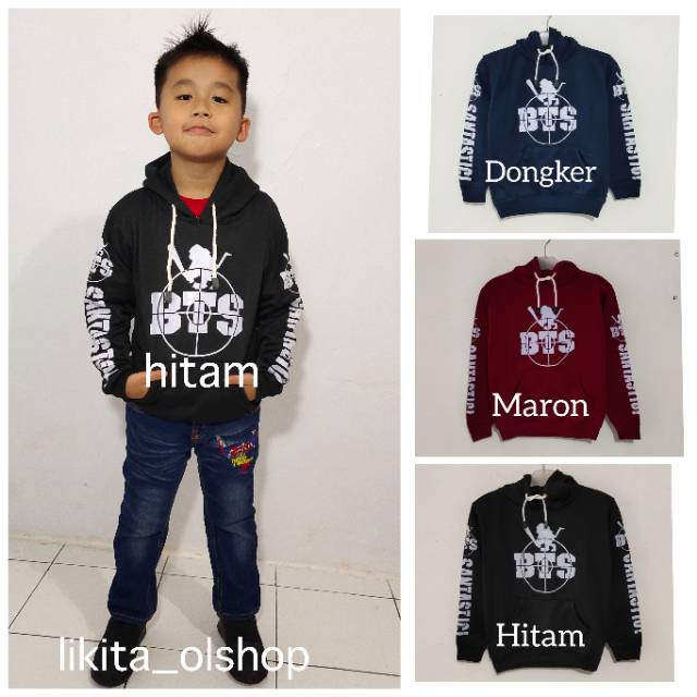 JAKET SWEATER DISTRO ANAK/BTS KOREA/MODE KEKINIAN