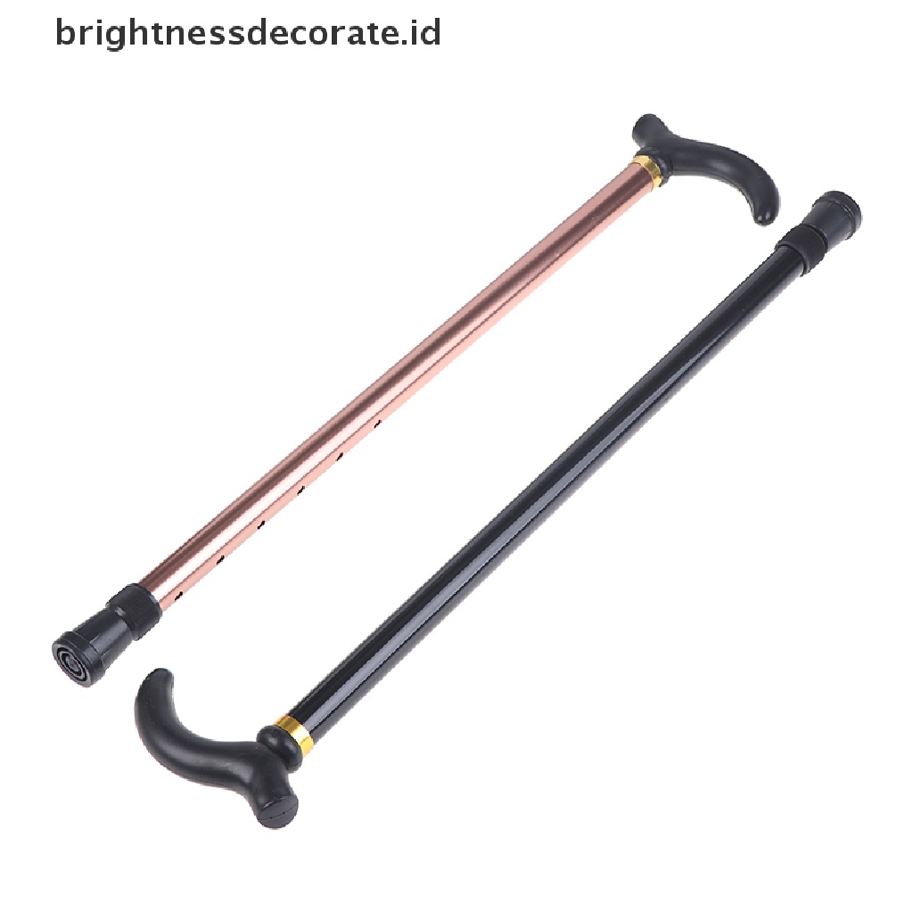 Tongkat Jalan 2 Bagian Stabil Anti Slip Dapat Disesuaikan Untuk Orang Tua