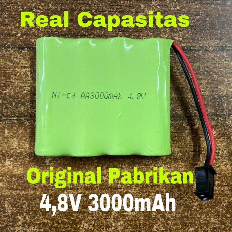 Baterai Mobil RC Cadangan Durasi Lama 4,8V dan 3,7V 14500 18650 Batre Tunggal Mobil Remote Control Charger Batre Mainan Remot Kontrol