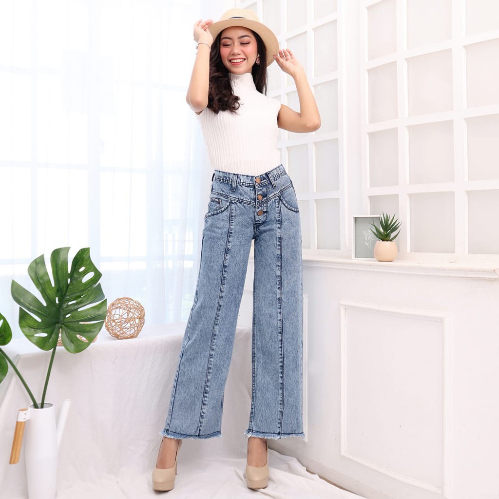 FWR - CELANA KULOT JEANS ARIEL