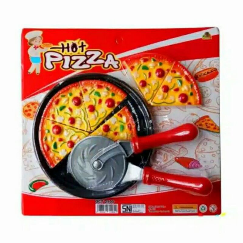 MAINAN ANAK PIZZA SET OCT-2500 / MAINAN PIZZA SET / MAINAN ANAK HOT PIZZA