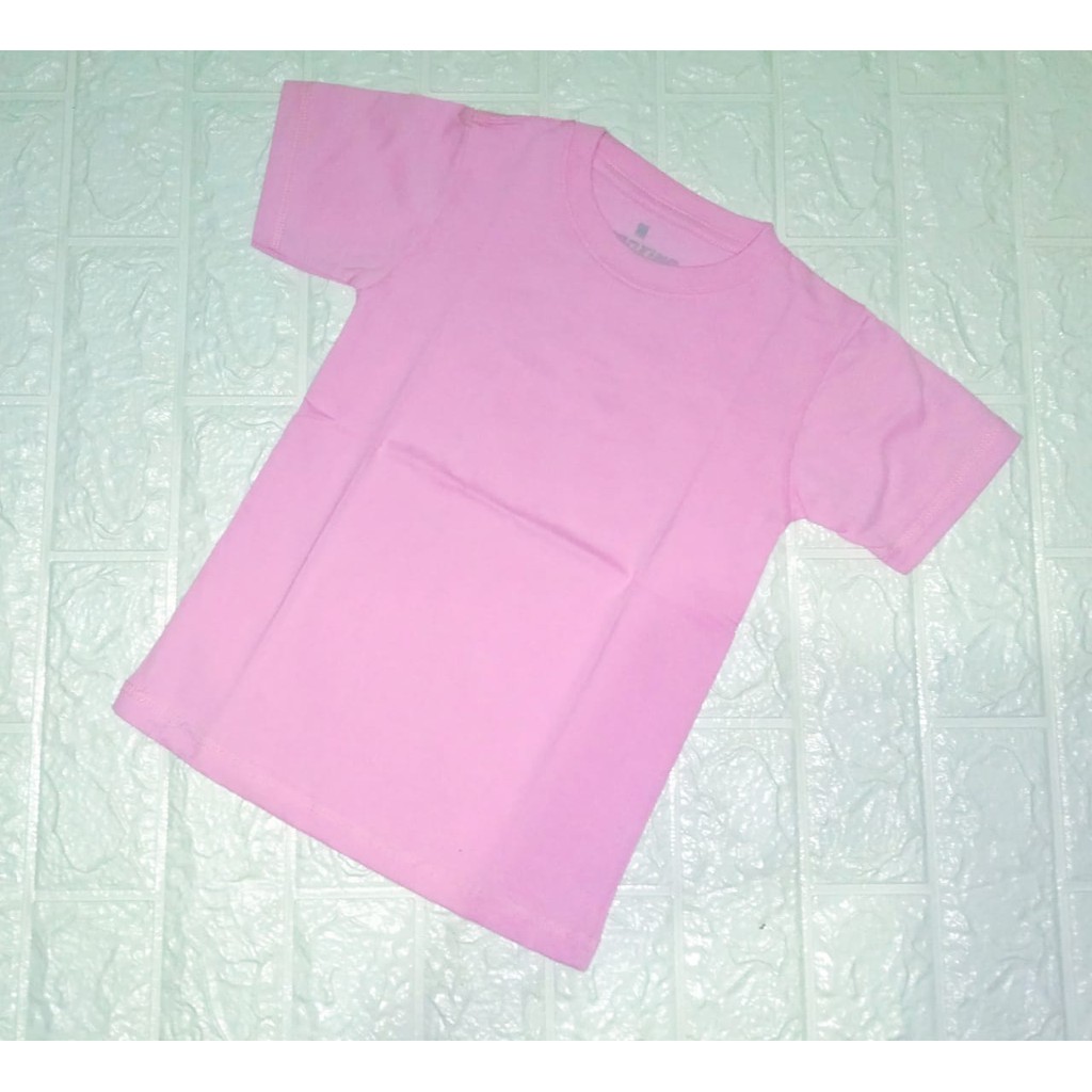 KAOS POLOS ANAK COTTON COMBED 30S [PREMIUM QUALITY] / COMBED REAKTIF 17 WRNA