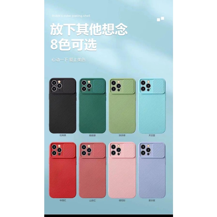 REALME 8/REALME C15/REALME C21 CASE RUBER SLIDING CAMERA