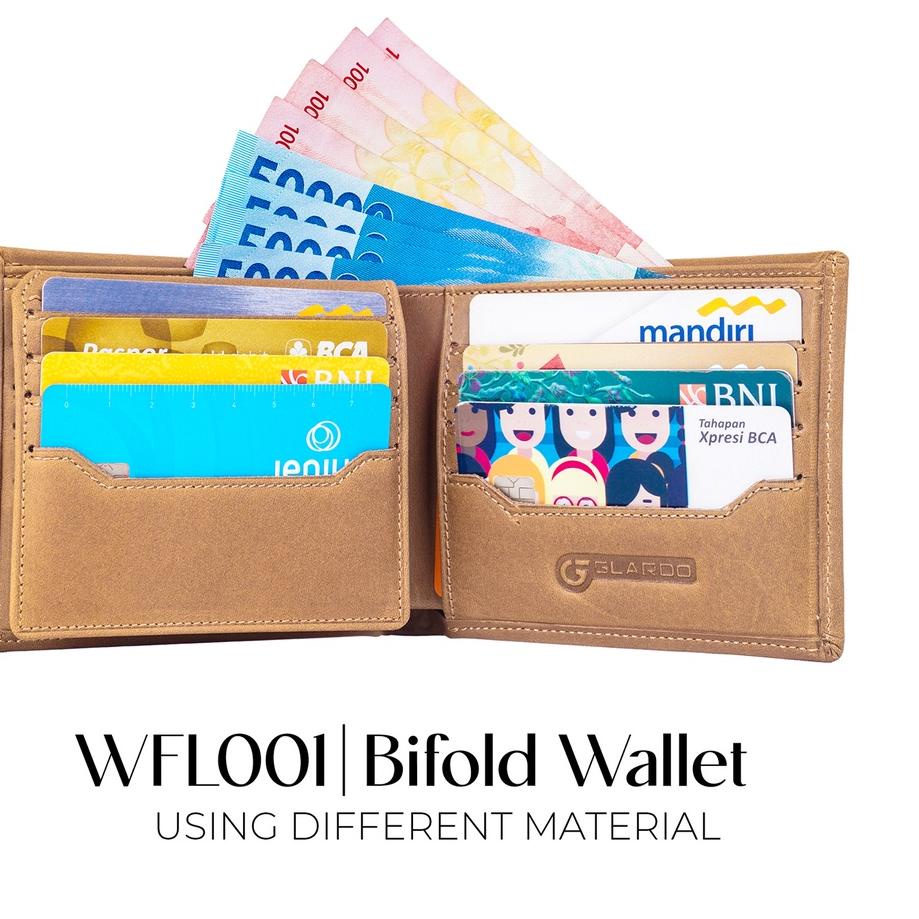 Paling Sesuai.. DOMPET KULIT GLARDO WFL001 | KULIT SAPI ASLI | GARANSI 2 TAHUN