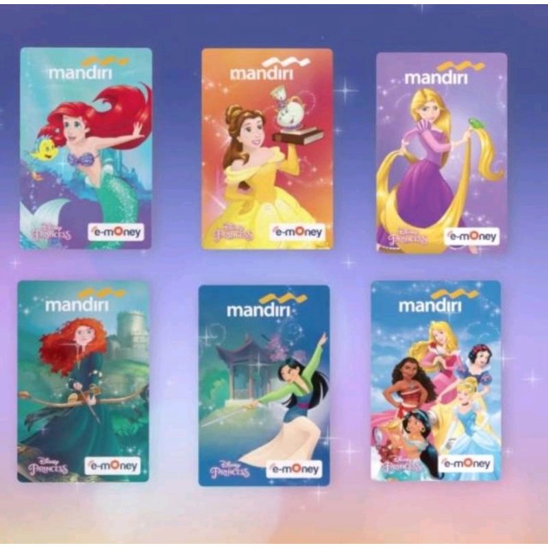 E-money mandiri Disney princess