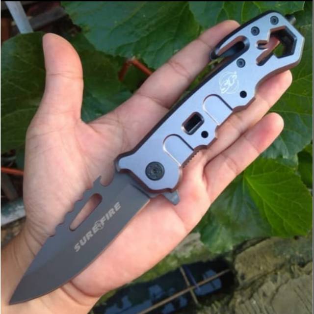 PISAU SUREFIRE LIPAT POTONG BUAH IMPORT