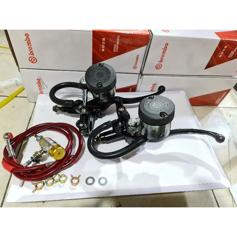 master rem kopling hidrolik rx king cbr gsx vixion dll model bremboo tabung smoke sesuai foto