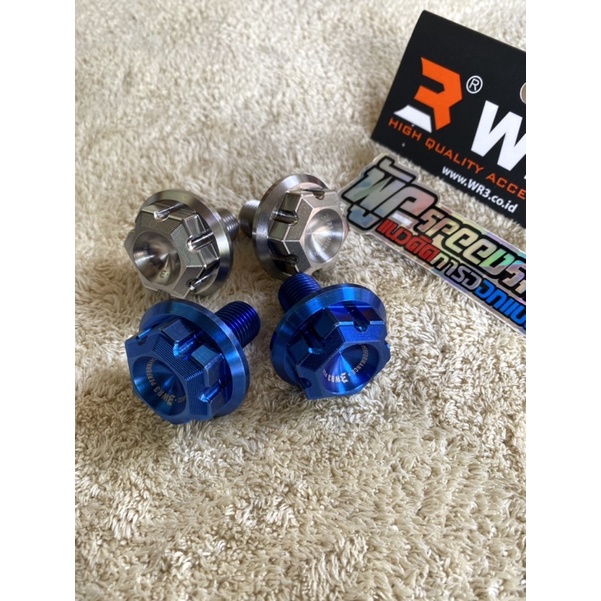 baut mur komstir titanium ninja r rr 150 ss