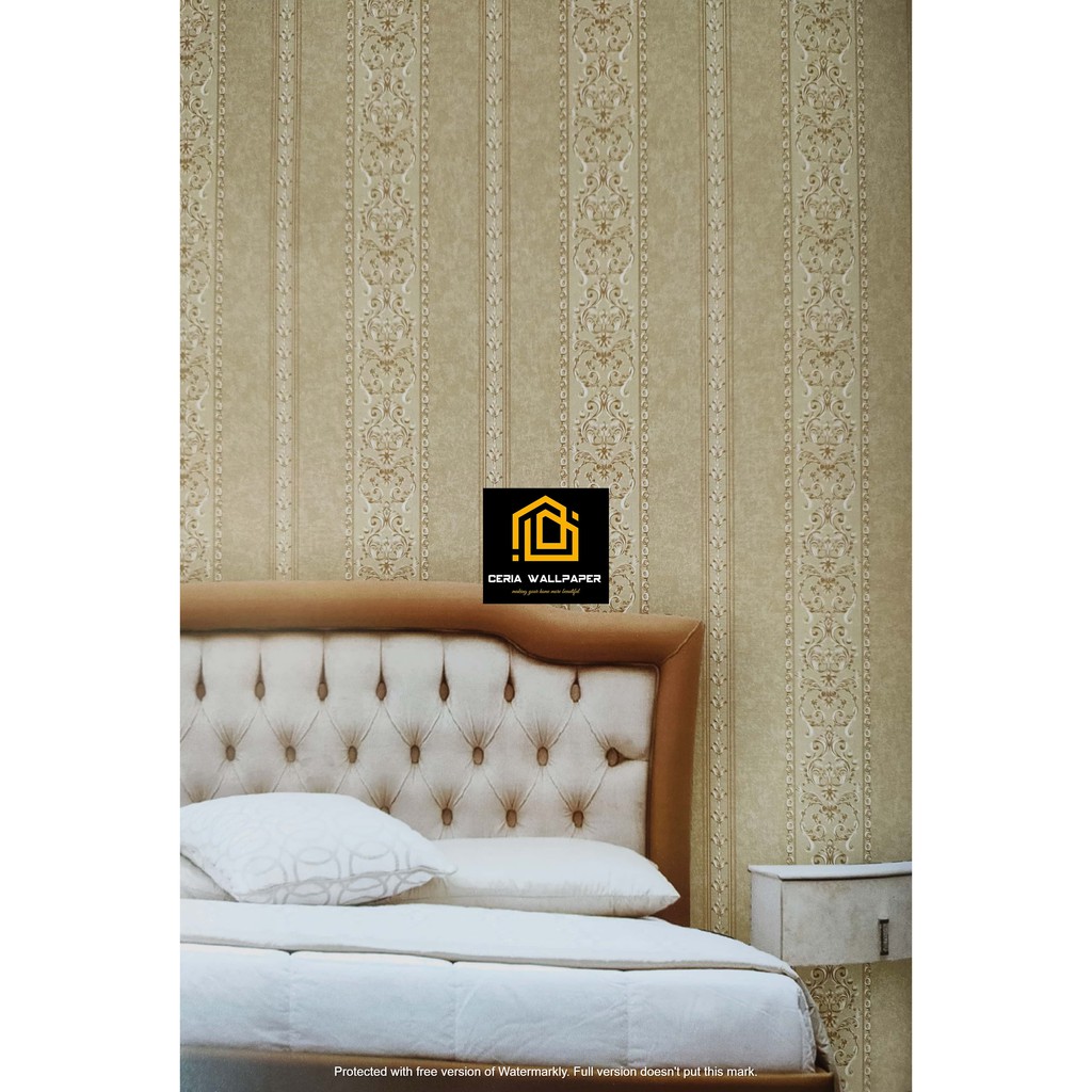 Wallpaper Dinding Motif Garis Batik DAVINCI DV313-1 - DV313-5