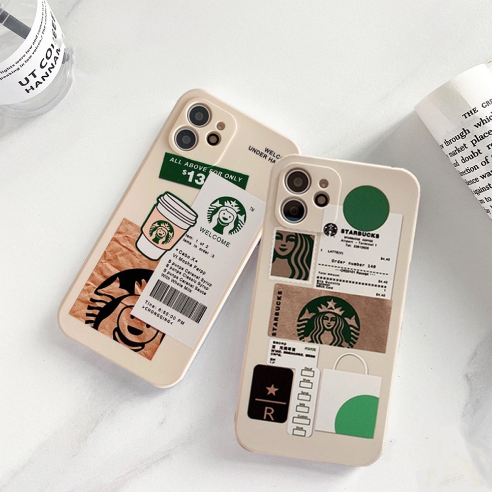 Casing Realme 2 2 pro C11 2020 C21Y C25Y C31 C35 Narzo 50A 50A Prime Case Starbucks X Mcd Liquid Premium