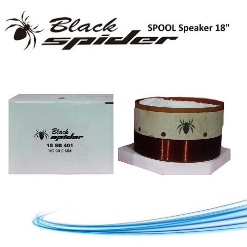Spool voice Coil Spul Speaker 18 inch Black Spider 18 SB 401 VC 99.2MM