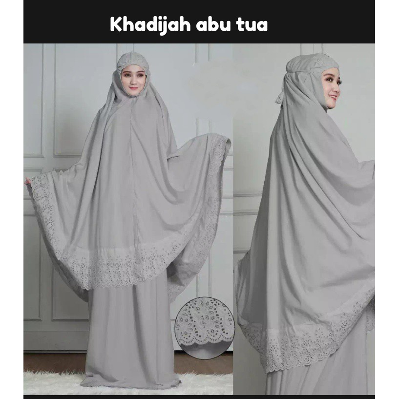 MUKENA SITI KHADIJAH / MUKENA PASTEL / MUKENA SYAFINA