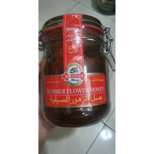 

Madu bihophar summer flower 1 kg / madu asli / madu murni / madu original / madu import germany