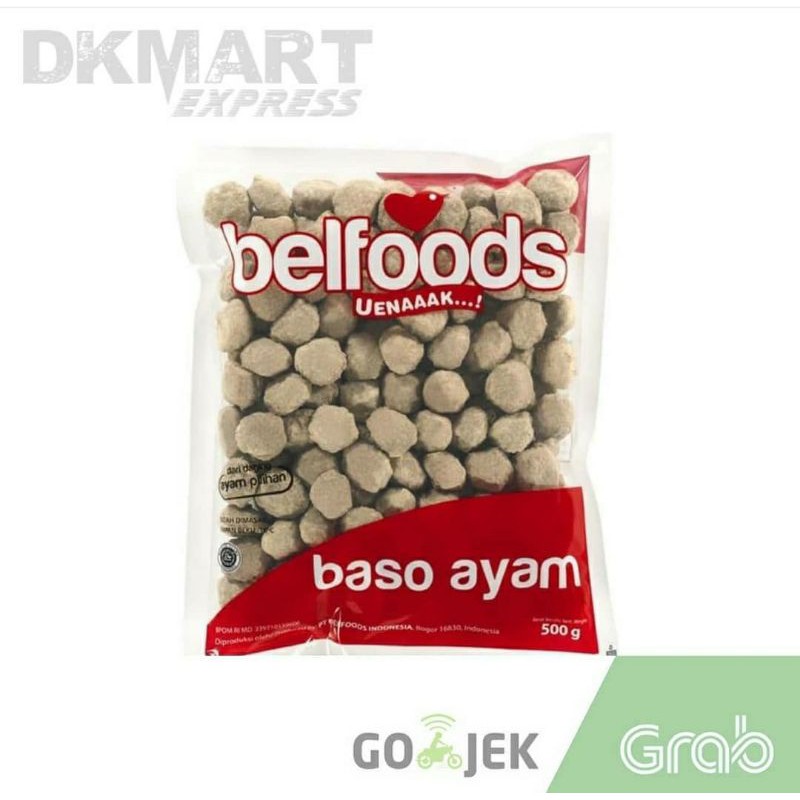 Belfoods uenaaak baso ayam 500gram baso ayam belfoods isi 50