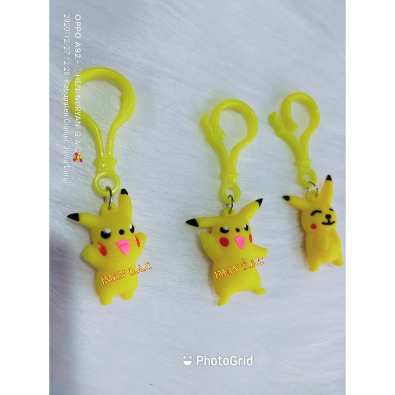 Gantungan kunci pikachu pikacu/souvenir gantungan kunci pikacu