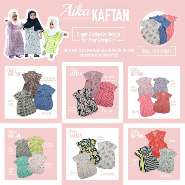 Kaftan anak cewek kaftan muslim anak perempuanm