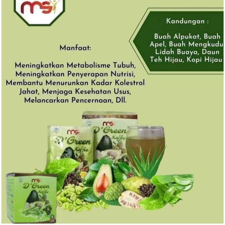 D'GREEN KOHIE MSI ORIGINAL