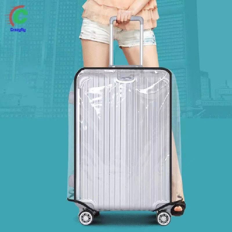 Grosiran Luggage Cover Transparant Cover Pelindung Koper Transparan ukuran 20/24/28 inch