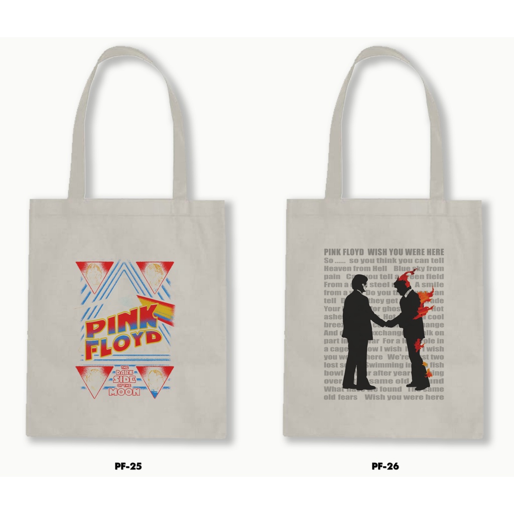 TOTE BAG BLACU - PINK FLOYD .02