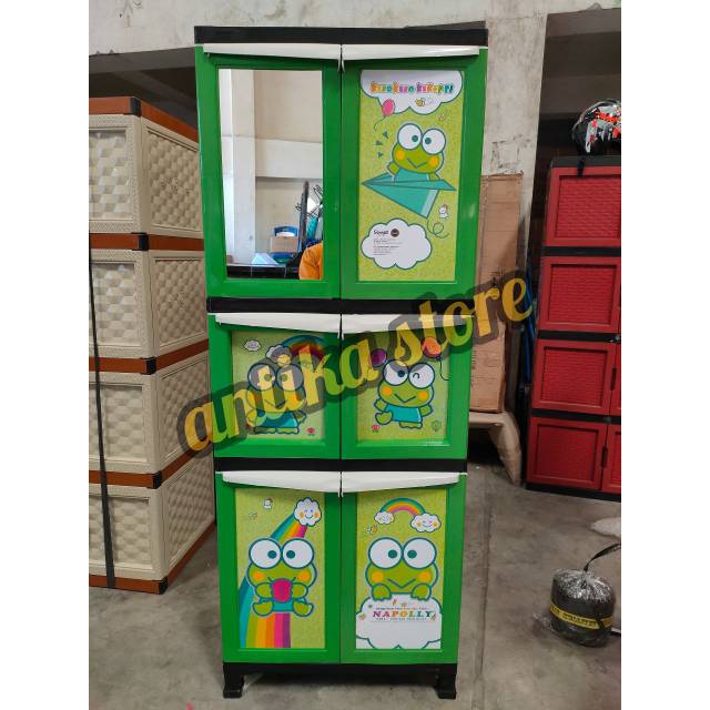 Lemari plastik Napolly CbKA - 2x2 R5 C KREC