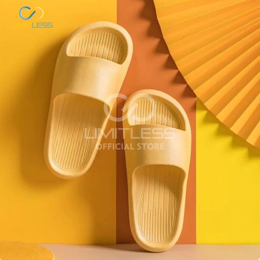 Sandal Wanita Limitless Selop Sendal Limitless Wanita Jelly Empuk Slip On Sandal Cewek Rumah Kamar Mandi