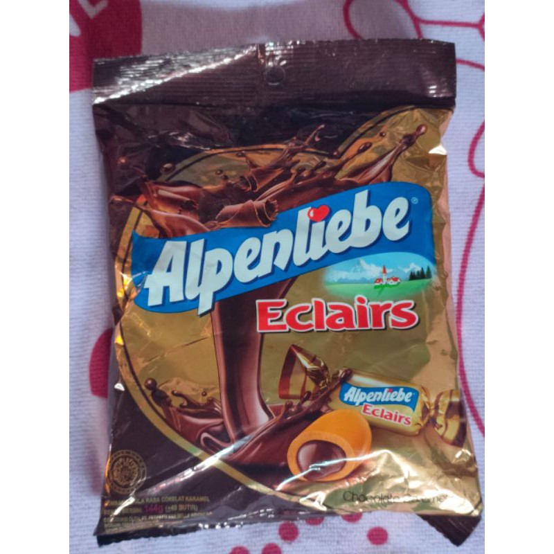 

Permen Karamel Alpenliebe Eclairs Coklat Isi 40 144 gram