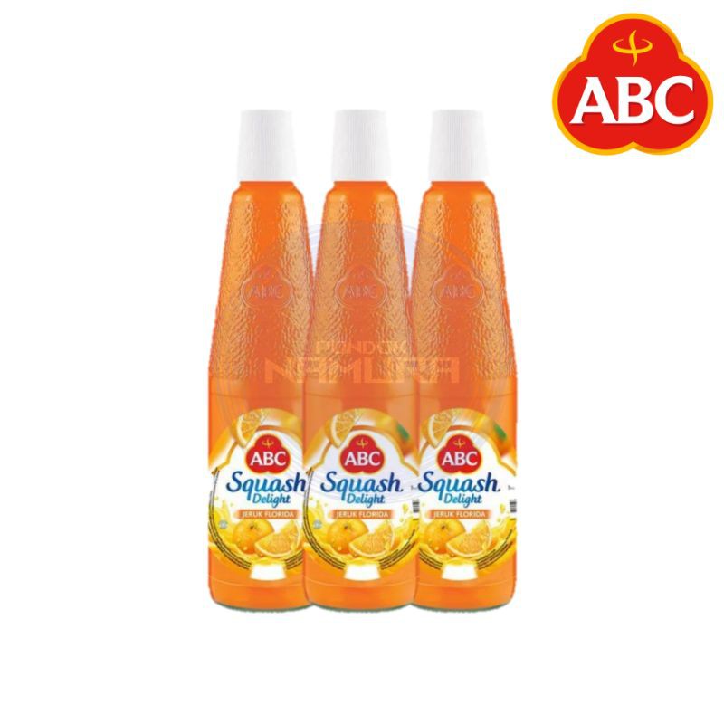 Abc Sirup Squash Delight Jeruk 460 ml / Sirup Abc Squash Delight Jeruk 460 ml