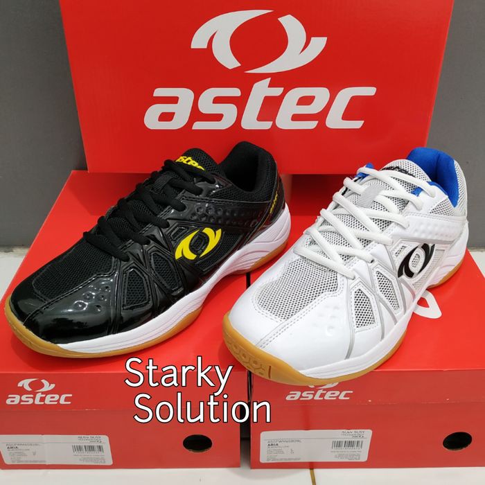 Astec Aria Sepatu Bulutangkis - Hitam