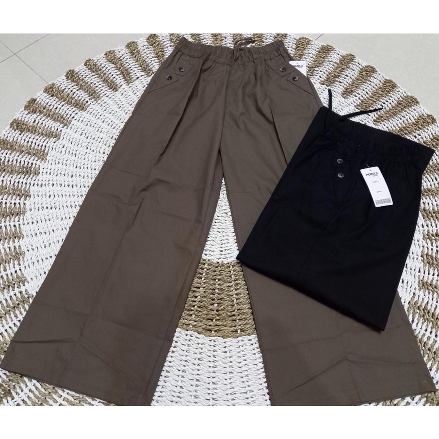 Celana Kulot Pants Wanita Katun Premium Murah Terbaru