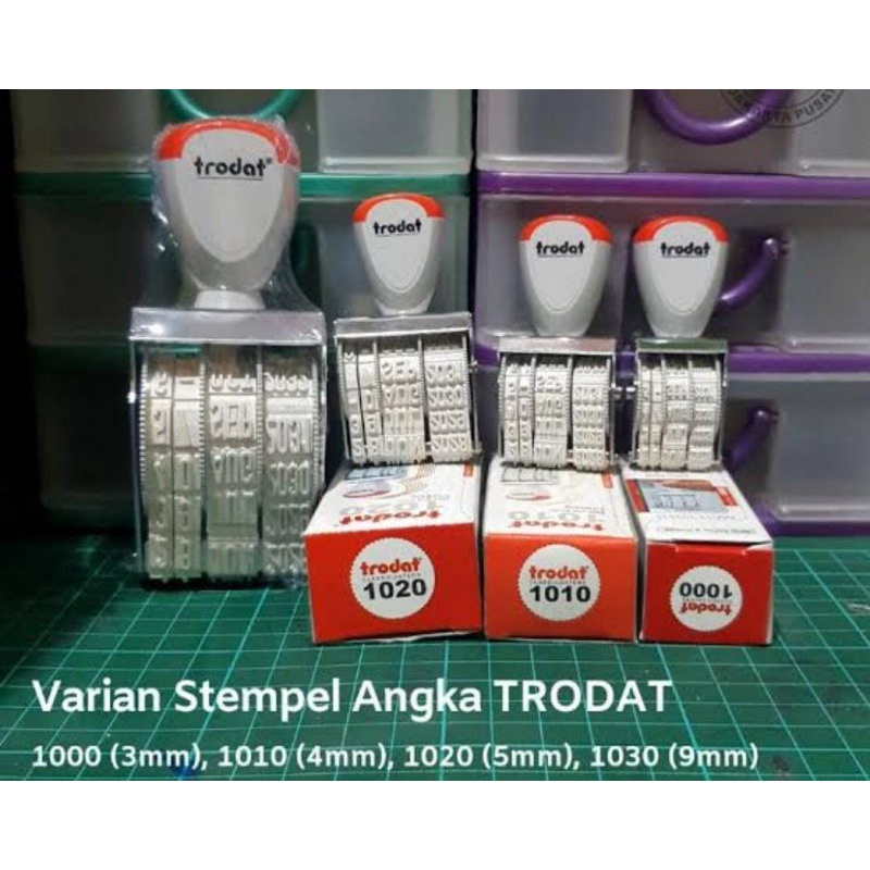 stempel tanggal bulan tahun putar trodat