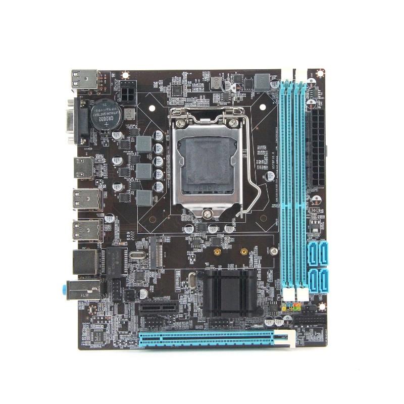 MOTHERBOARD H61 LGA1155 MICRO ATX SUPPORT INTEL CORE I3 / I5 / I7 GENERASI 2 &amp; 3 WITH SLOT SSD M2 MERK FAST GARANSI 1 TAHUN
