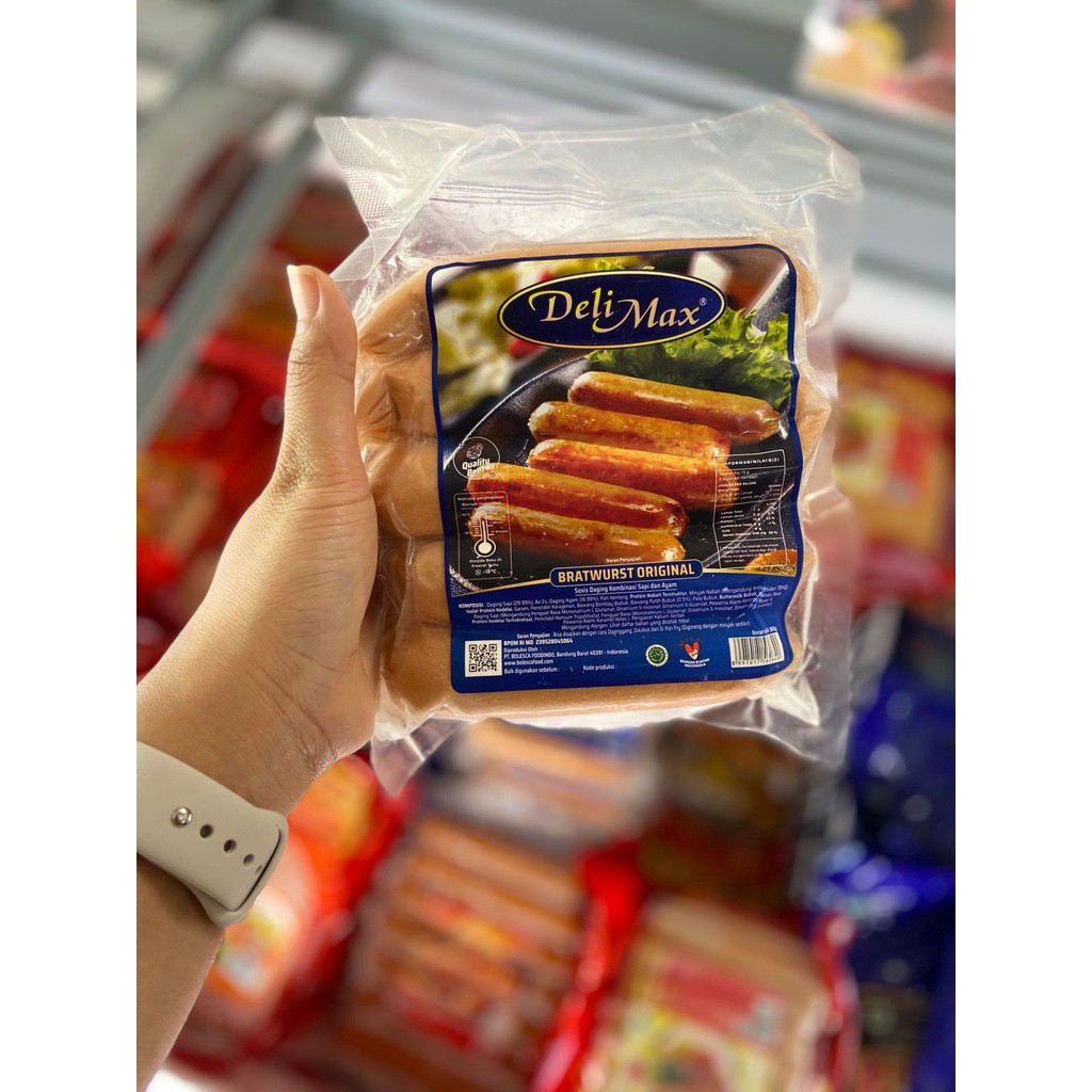 DELIMAX SOSIS BRATWURST original 360gr