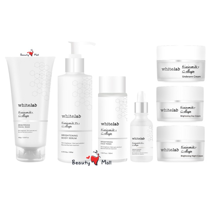 Whitelab Brightening Face Body Serum | Facial Wash | Day  