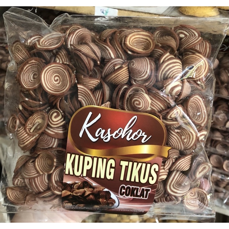 

Cemilan kuping tikus cokleat