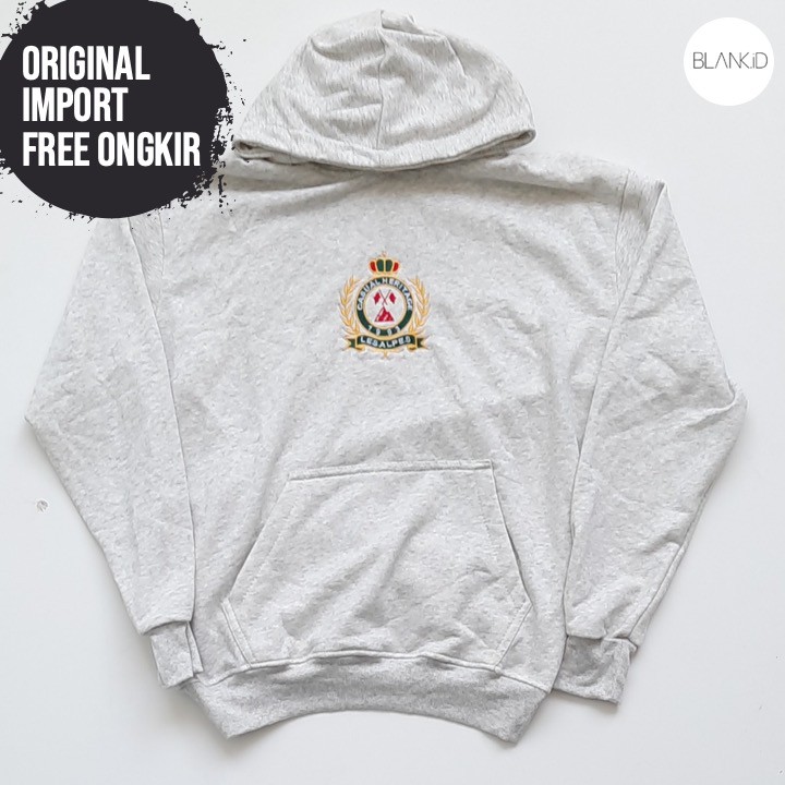 HOODIE HnM LES ALPHES GREY ORIGINAL - HOODIE H&M ORIGINAL - HOODIE H&M PRIA - HOODIE H&M WANITA