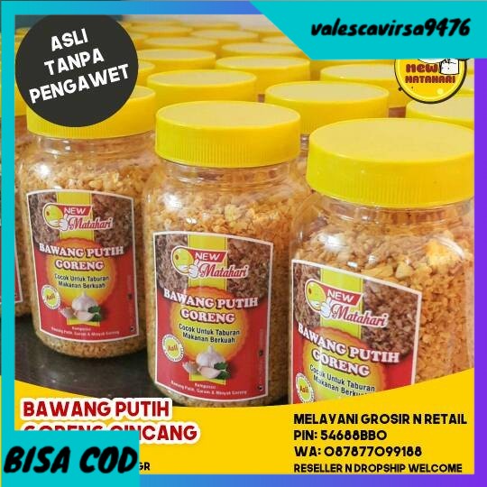 

⭐BISA COD⭐ Bawang putih cincang goreng