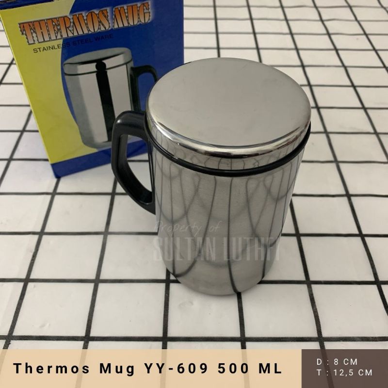 Termos Mug air panas 500ml| Termos gelas air panas praktis