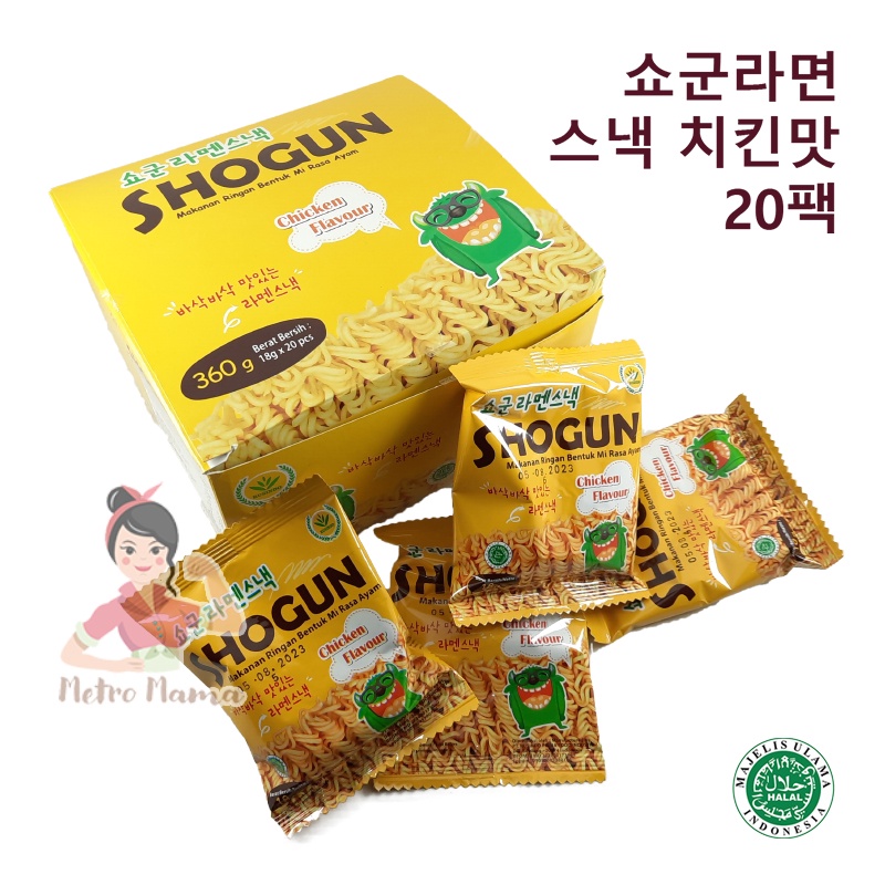 SNACK MIE KREMES KOREA SHOGUN 1BOX KAARO SNACK JAKARTA ORIGINAL